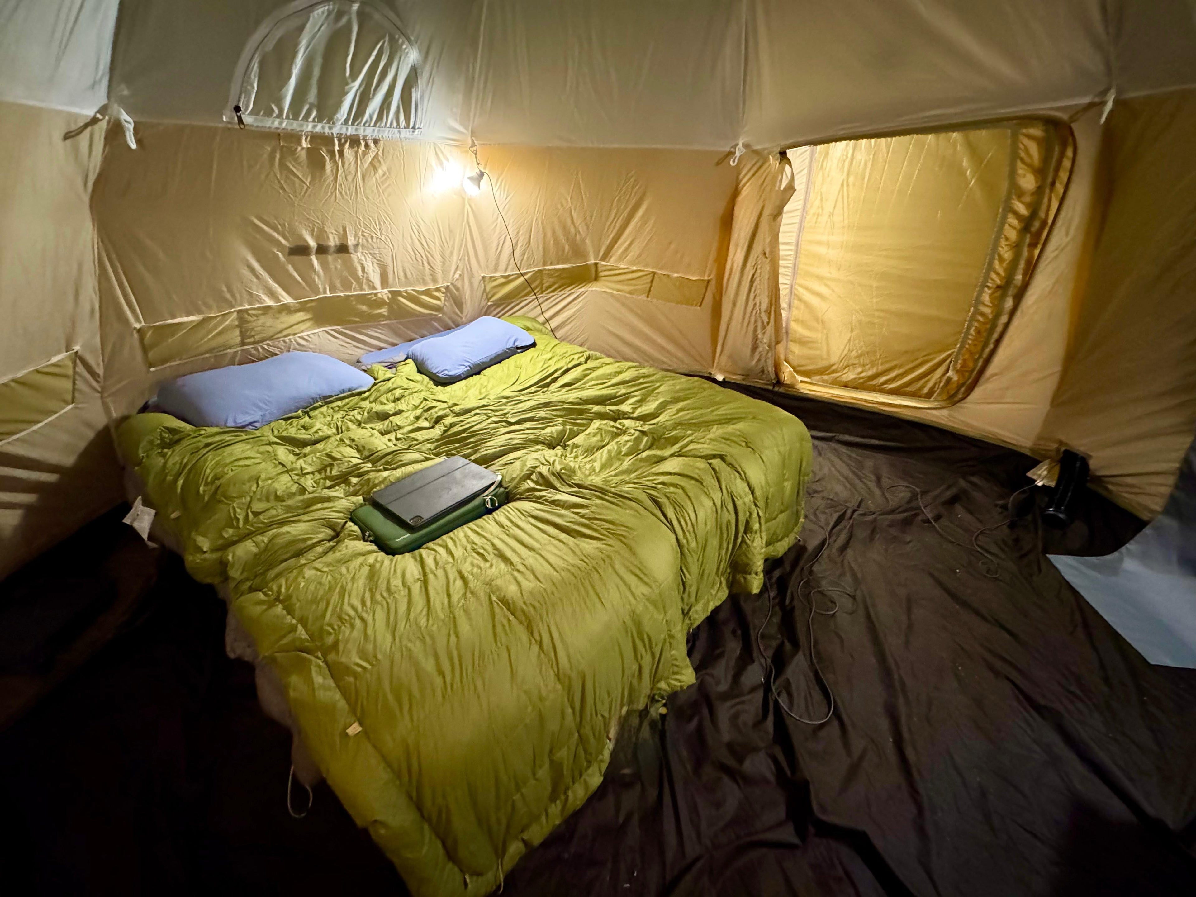 Bereg UP-5  Hot Tent + mini vestibule connector