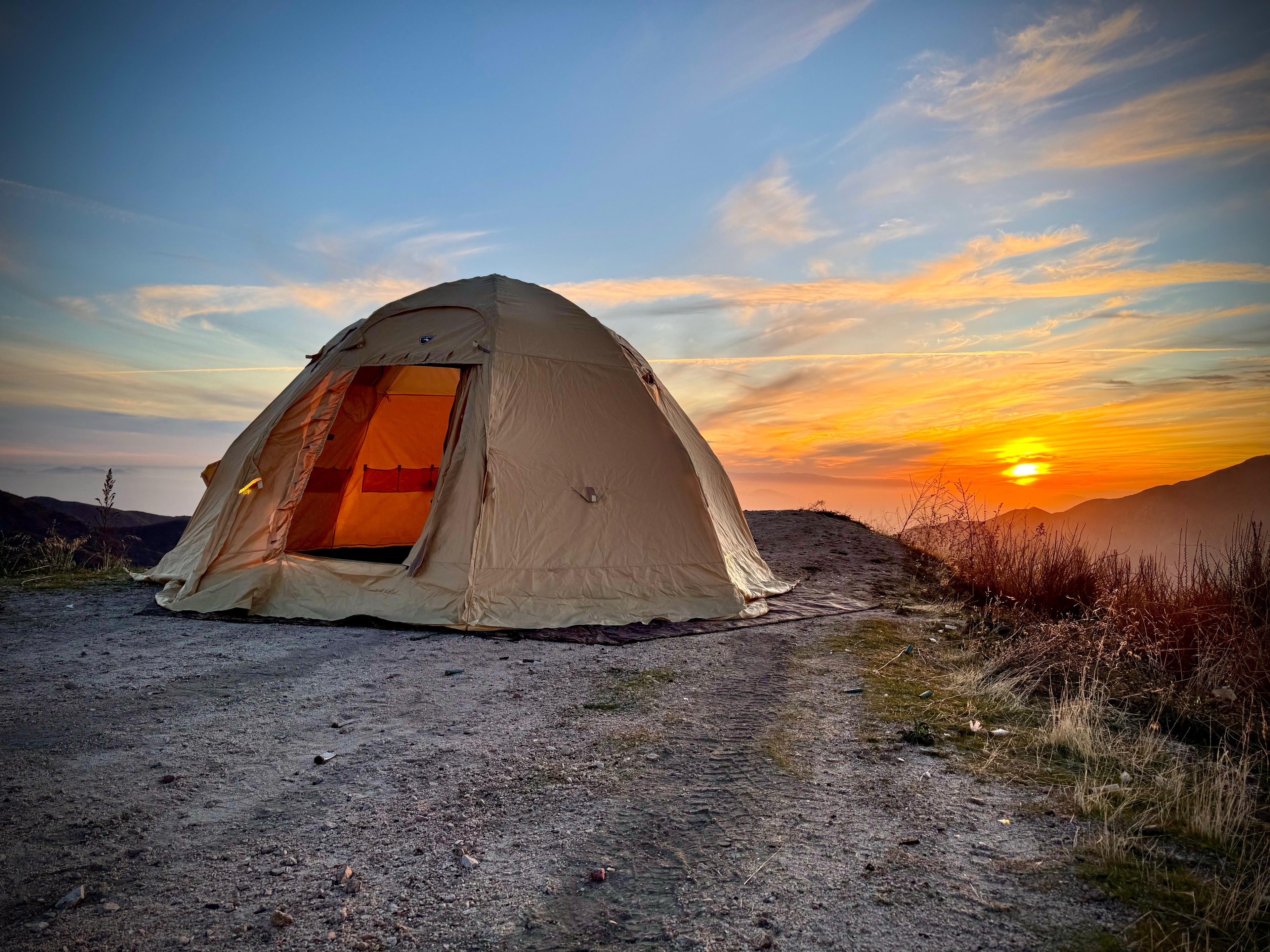 Bereg UP-7  Hot Tent + mini vestibule connector