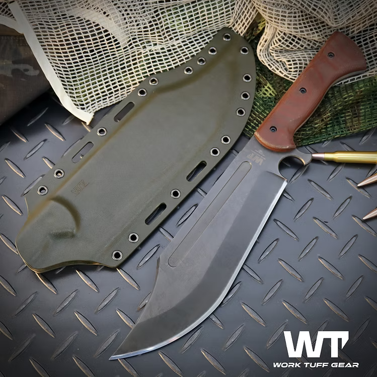 Work Tuff Gear V-44X Gen 3 – SK85 Clip-Point Bowie Knife