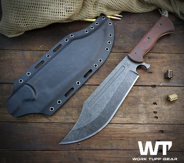 Work Tuff Gear V-44X Gen 3 – SK85 Clip-Point Bowie Knife