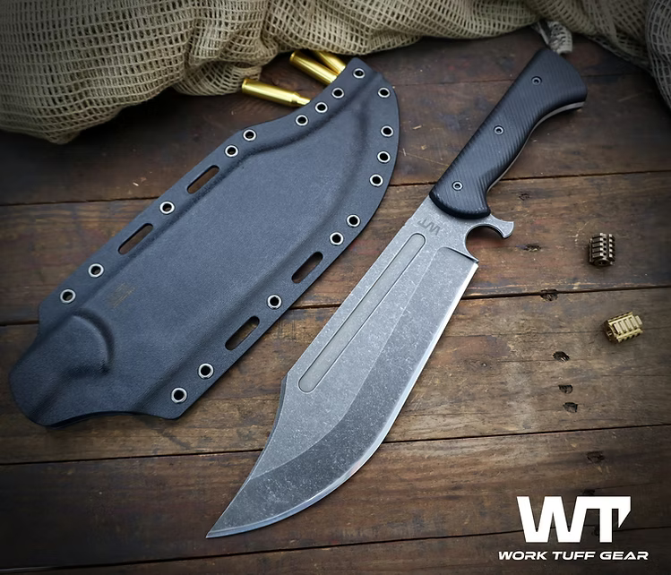Work Tuff Gear V-44X Gen 3 – SK85 Clip-Point Bowie Knife