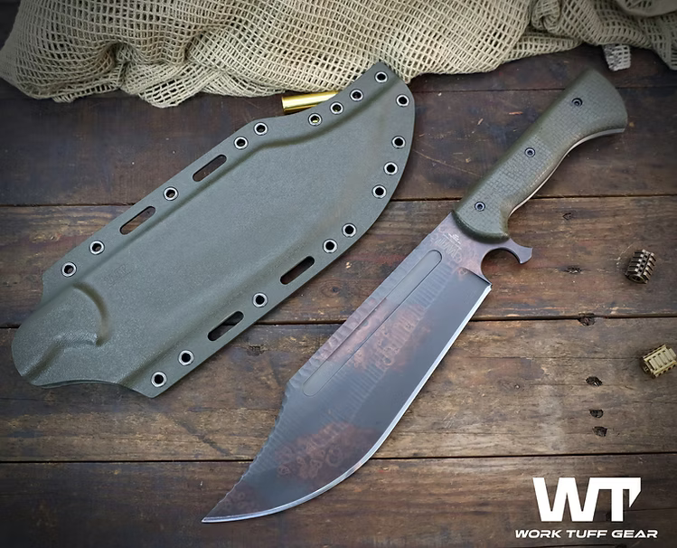 Work Tuff Gear V-44X Gen 3 – SK85 Clip-Point Bowie Knife