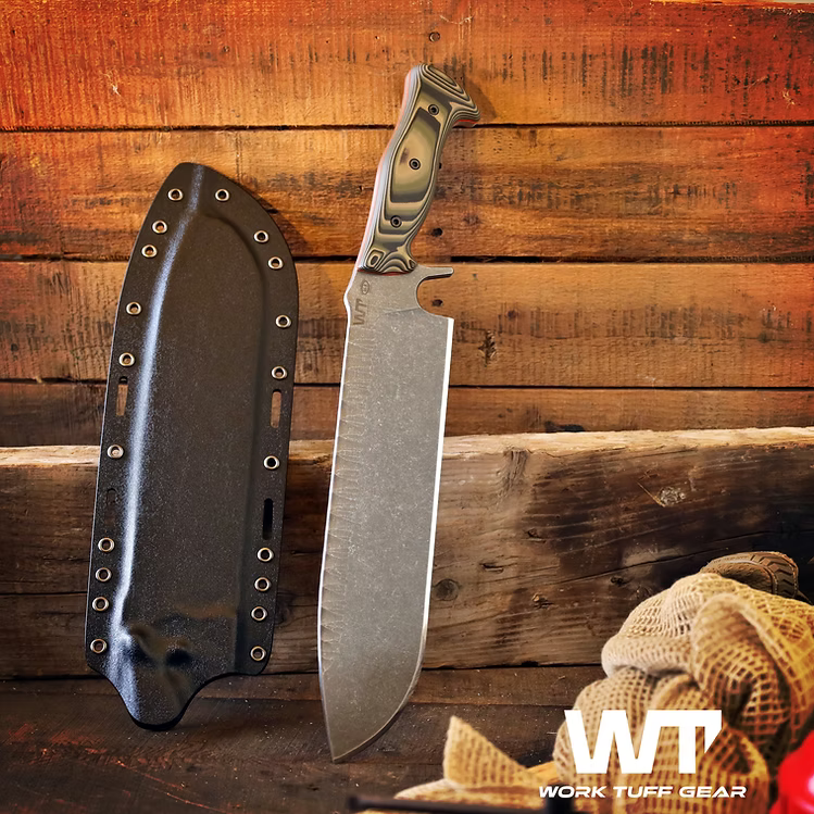Work Tuff Gear Mt. Man Gen 2 – Aurora Borealis Fixed Blade