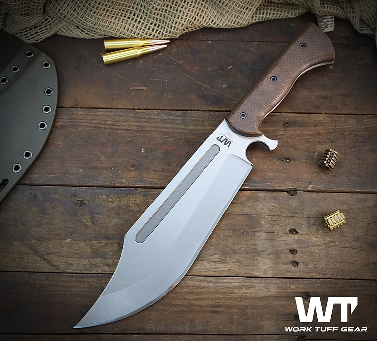 Work Tuff Gear V-44X Gen 3 – SK85 Clip-Point Bowie Knife