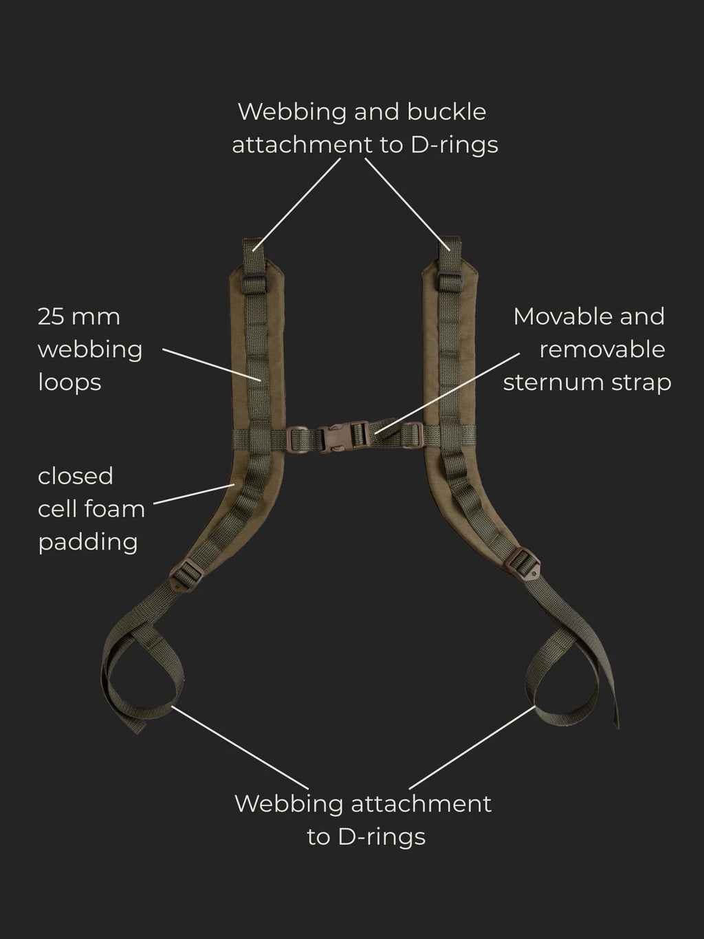 Backpack harness