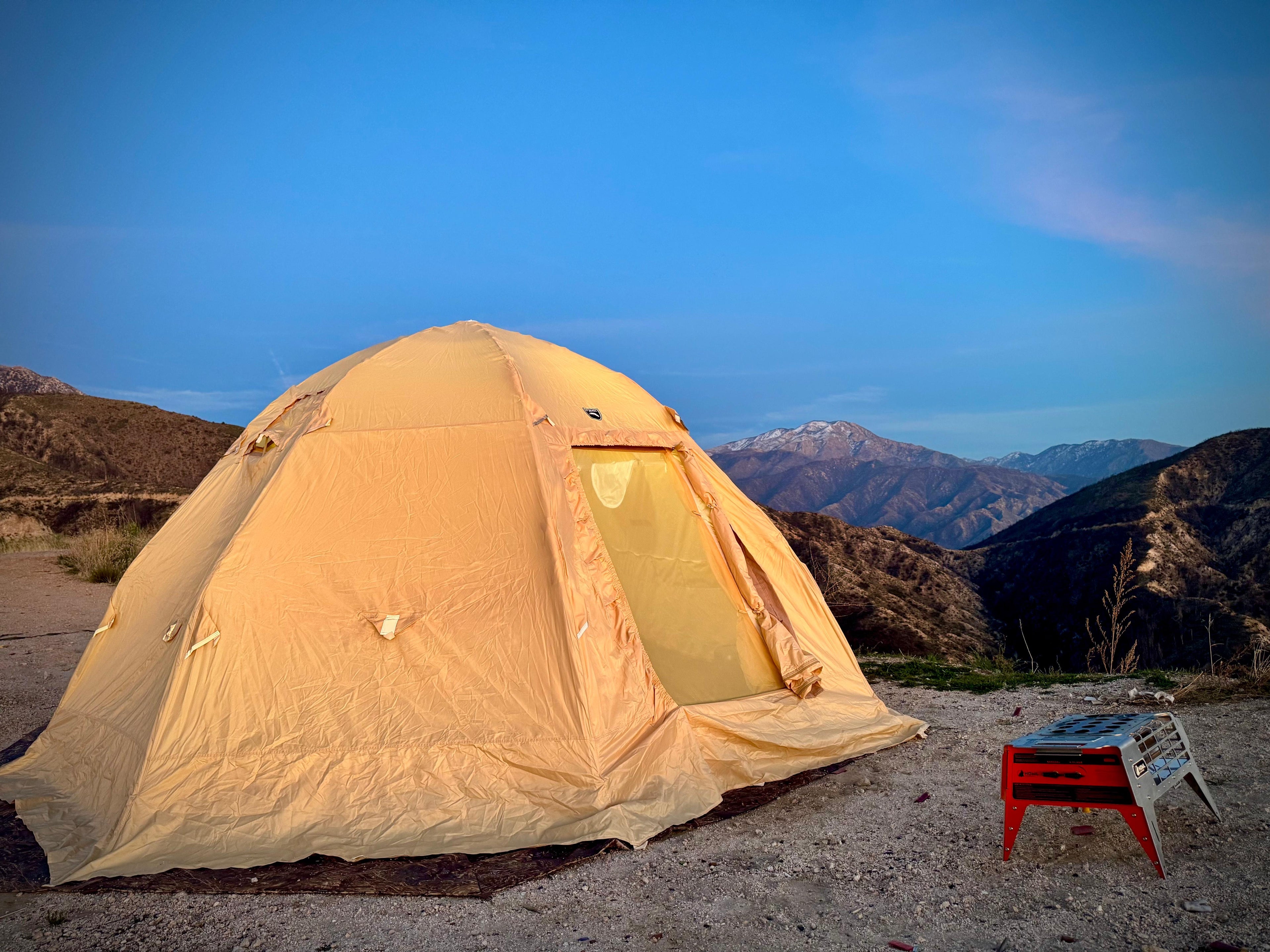 Bereg UP-7  Hot Tent + mini vestibule connector