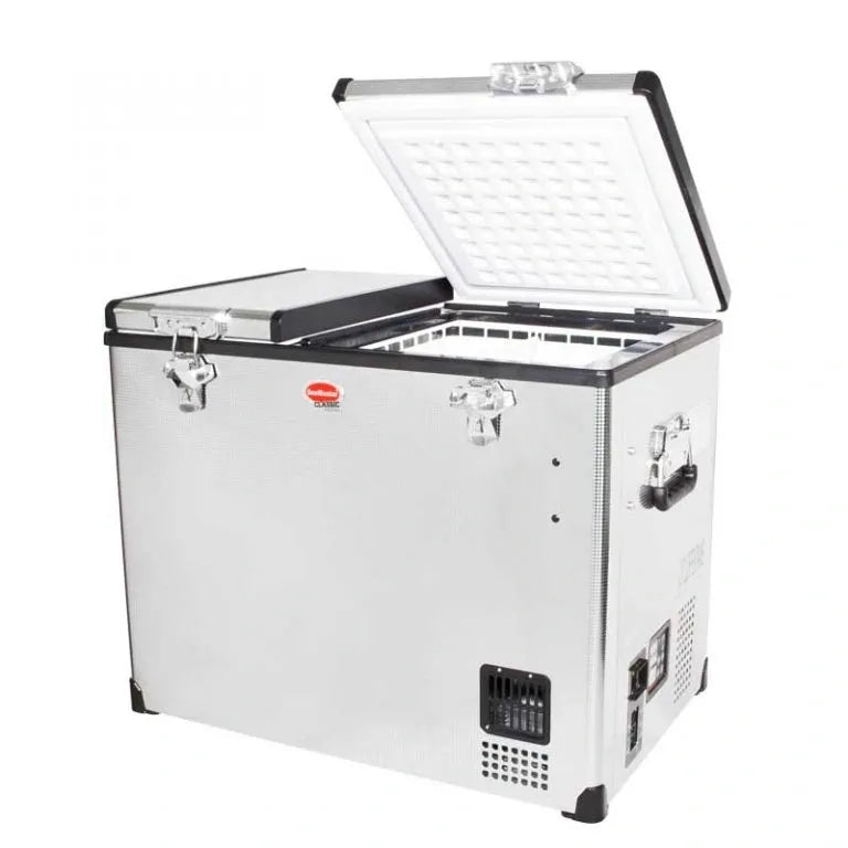 SnoMaster SMDZ-CL72D Stainless Steel Dual Zone Fridge/Freezer - 72L