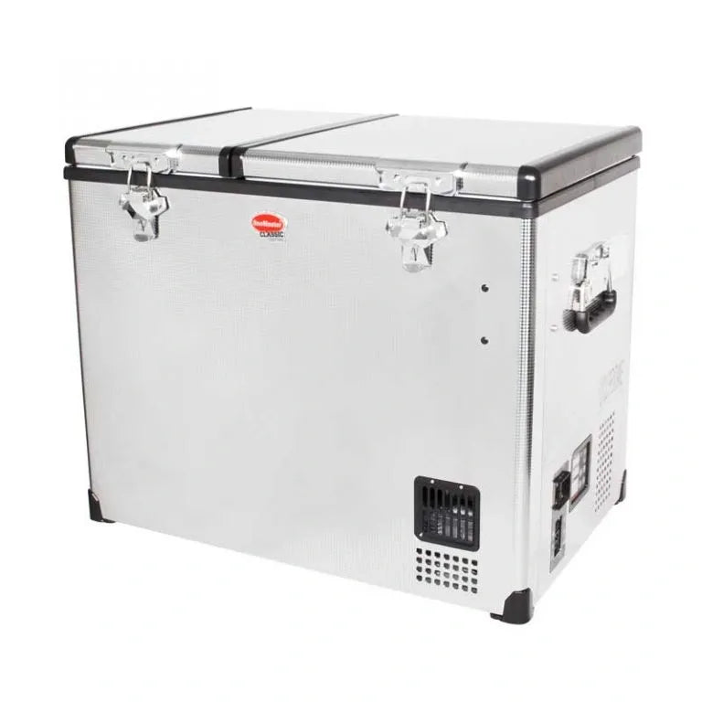 SnoMaster SMDZ-CL72D Stainless Steel Dual Zone Fridge/Freezer - 72L