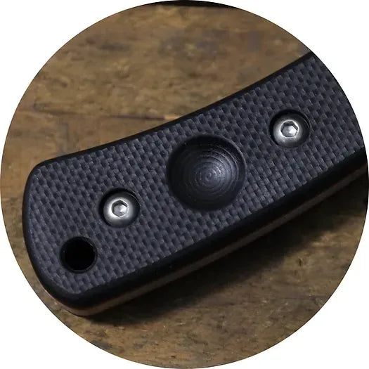 Work Tuff Gear Mt. Laguna – K110 (D2) Drop Point Hunting Fixed Blade by Jon Wingman115 (Black / Red Liner)