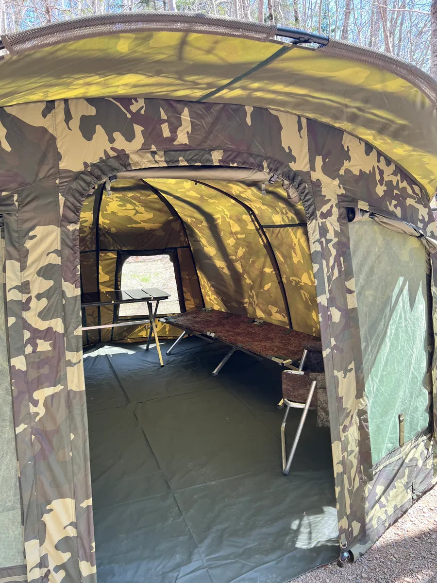 AXS Bivvy 2 Man Camo – Two-Person Waterproof Fishing Shelter