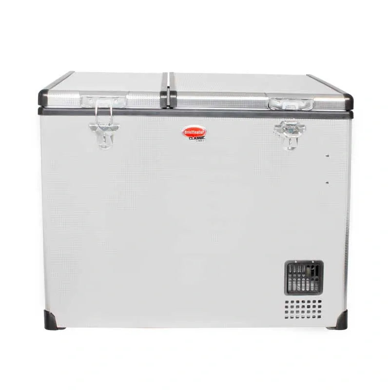 SnoMaster SMDZ-CL72D Stainless Steel Dual Zone Fridge/Freezer - 72L