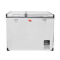 SnoMaster SMDZ-CL72D Stainless Steel Dual Zone Fridge/Freezer - 72L
