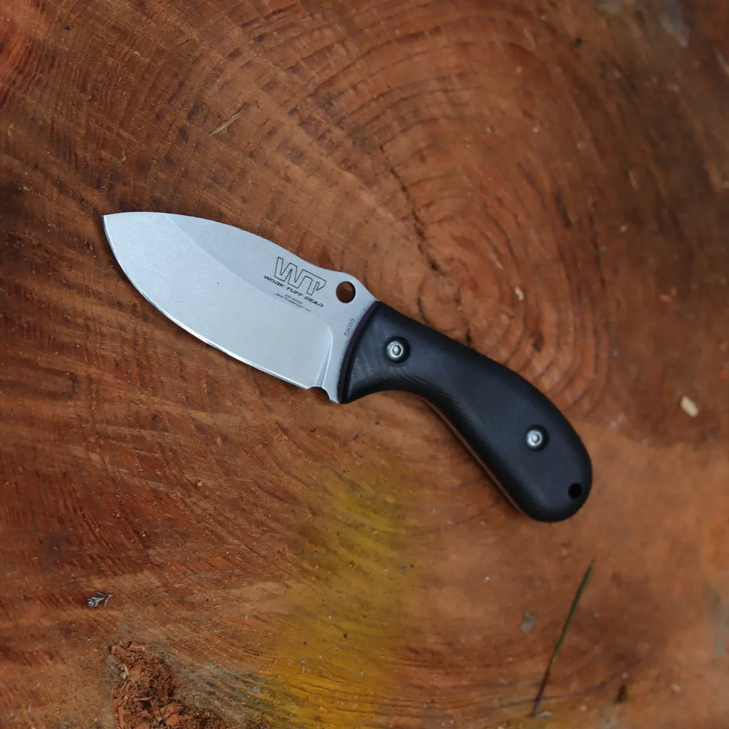 Work Tuff Gear Klapatche – SK85 Drop Point Fixed Blade (Ghost Finish / G10 Handle)