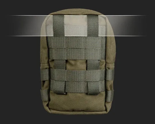 Zipped GP Pouch - 2.45L PALS/Belt Compatible Utility Pouch
