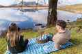 Waterproof 100% Wool Picnic Blanket