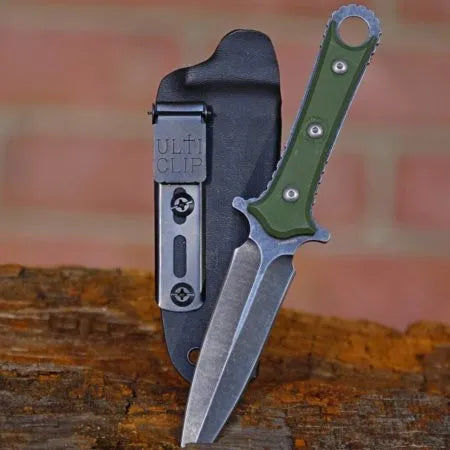 Ulticlip3+ Belt-Less Carry Clip - Universal Mounting for Sheaths