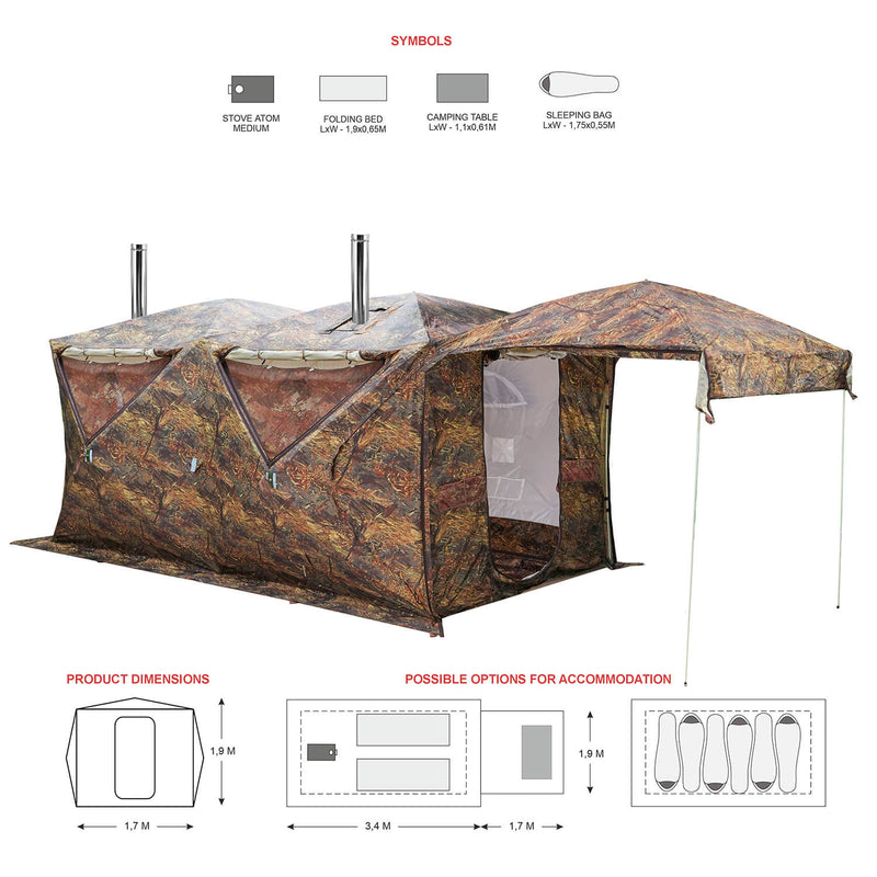 G-Stove Heat & View XL Tent Stove