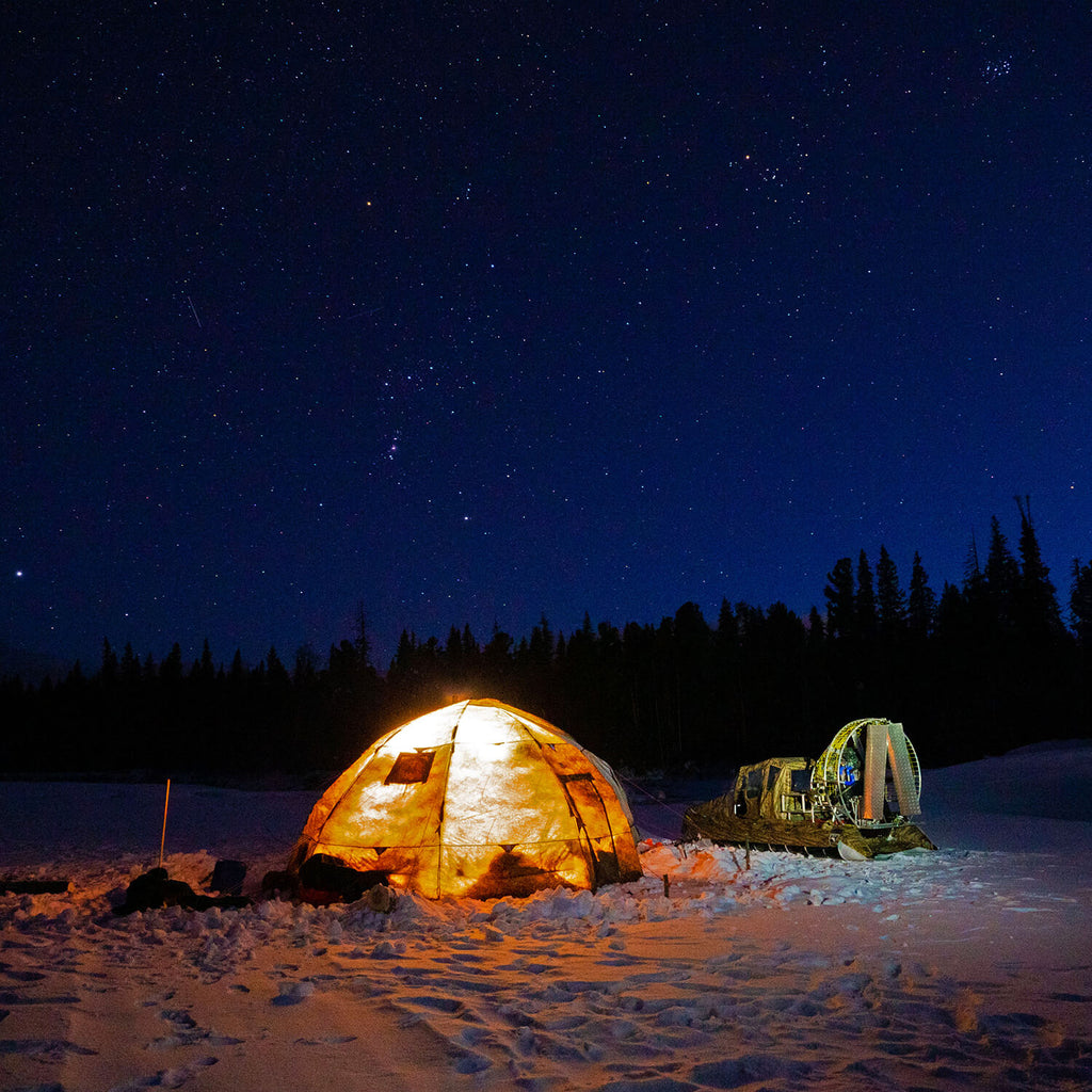 Bereg UP-7  Hot Tent + mini vestibule connector